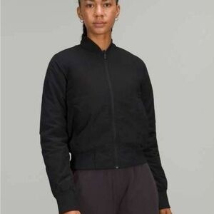 lululemon athletica Women's Black Bomber Jacket